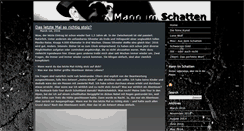 Desktop Screenshot of mann-im-schatten.de